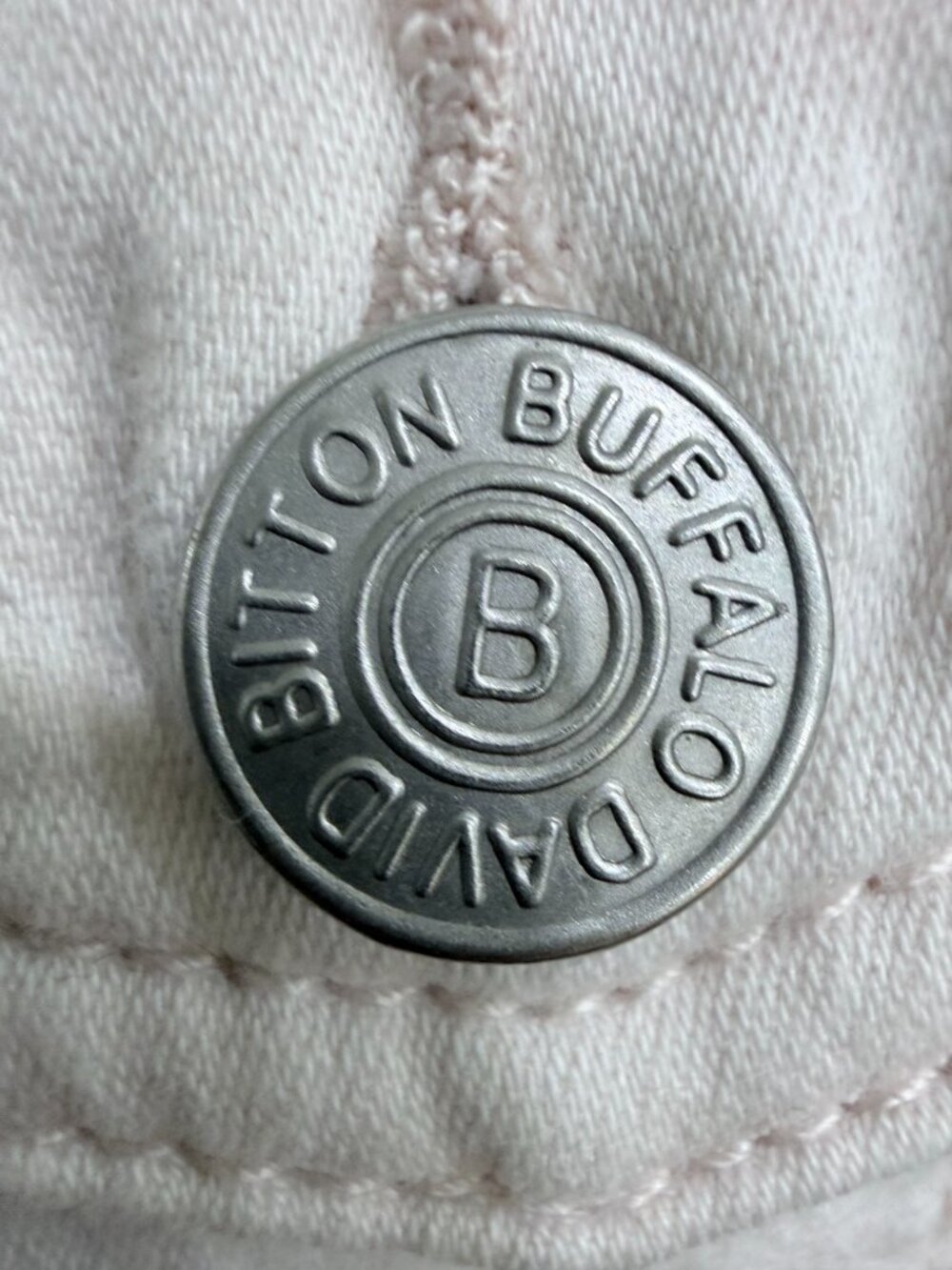 Buffalo David Bitton Blush Pink Stretch Denim Trucker Jacket M - Picture 8 of 16